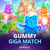Gummy Giga Match slot tile art on tableplus 2